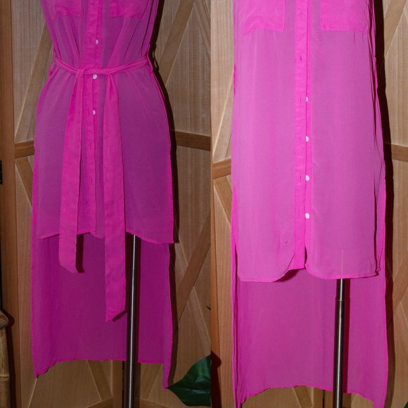 Chiffon Hi Low Tunic - Picture 4 of 4